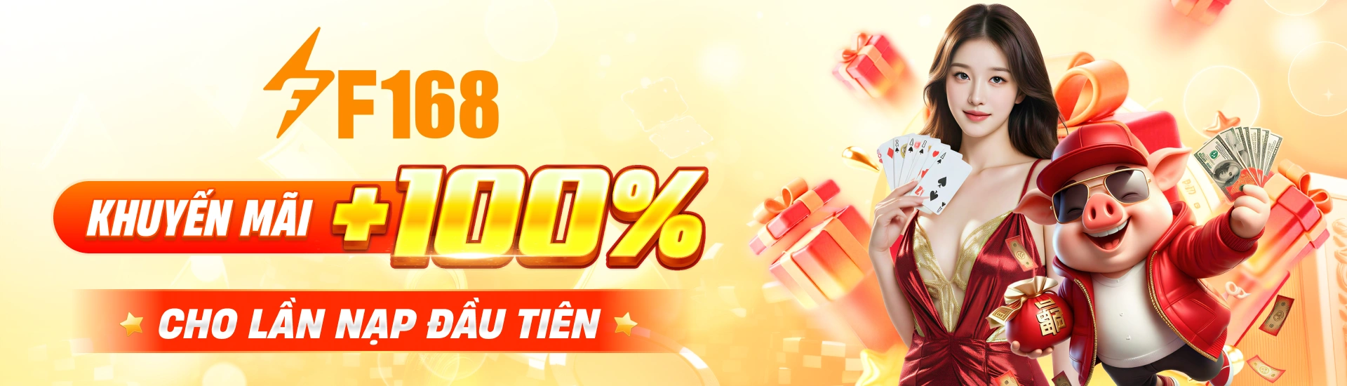 Banner F168 giới thiệu nội dung giải trí trực tuyến